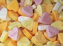 Essen Postkarten | Fruchtherzen Süßigkeiten Postkarte Essen Postkarten | Fruchtherzen Süßigkeiten Postkarte
