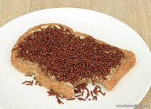 Essen Postkarten | Broodje hagelslag Postkarte Essen Postkarten | Broodje hagelslag Postkarte