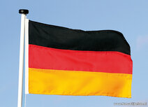 Deutsche Flagge Postkarte