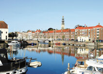 Middelburg Postkarten | Hafen mit der Lange-Jan-Postkarte Middelburg Postkarten | Hafen mit der Lange-Jan-Postkarte