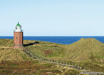 Deutschland Postkarten | Leuchtturm Postkarte Rotes Kliff Sylt