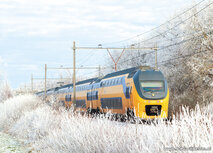 Eisenbahn Postkarten | NS Zug im Winter Postkarte