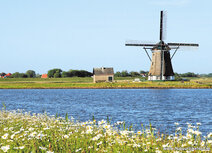 Mühle Nord auf Texel Postkarte