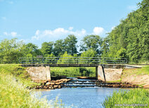 Landschaft Postkarten | Fischtreppe Postkarte
