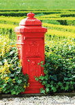 Briefkasten Postkarten | Rote Briefkasten Postkarte