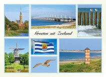 Postkarte Grusse aus Zeeland Postkarte Grusse aus Zeeland