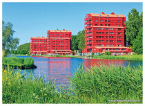 Postkarten Almere | Postkarte mit roten WohntĂĽrmen in Almere Postkarten Almere | Postkarte mit roten WohntĂĽrmen in Almere