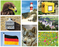 Postkarten Set Deutschland - 8 Postkarten mit Deutschlandmotive Postkarten Set Deutschland - 8 Postkarten mit Deutschlandmotive