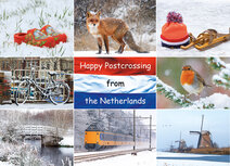 Postcrossing Postkarten | Postkarte Happy Postcrossing winter