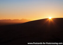 Sonnenaufgang Dune 45 - Namibia Postkarte
