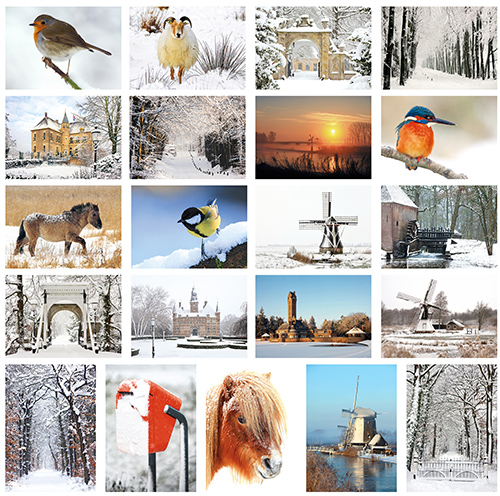 winter postkartenset winter postkartenset