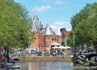 Ansichtkaarten Amsterdam de Waag , Amsterdam postcard de Waag , Amsterdam Postkarte de Waag