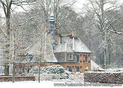 Ansichtkaart de Slotplaats in Bakkeveen, postcard Slotplaats, Postkarte Slotlaats