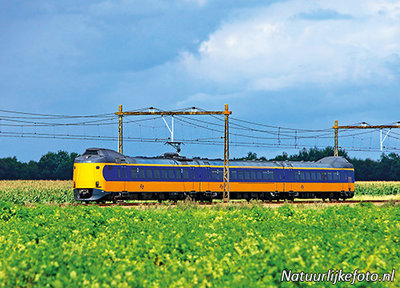ansichtkaarten NS trein De Koploper, postcard NS Train, Postkarte NS Zug
