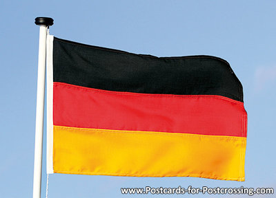 Postkarten Deutschland - Postkarte / Ansichtskarte Flagge der Bundesrepublik Deutschland