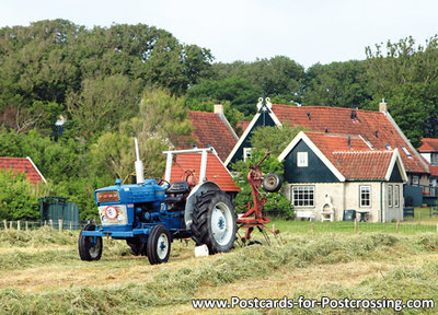 ansichtkaart tractor Ford 3000
