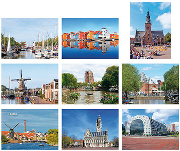 Postkaarten / ansichtkaarten set steden