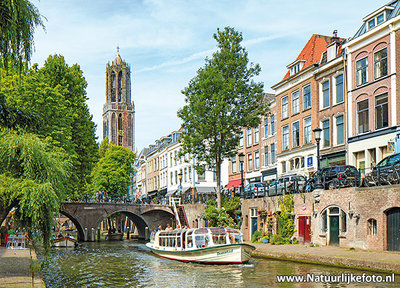 ansichtkaart Utrecht - grachten