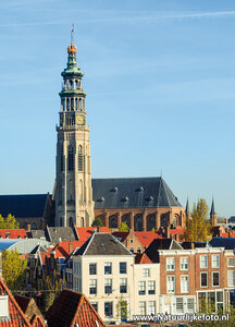 ansichtkaart abdijtoren de Lange Jan - Middelburg