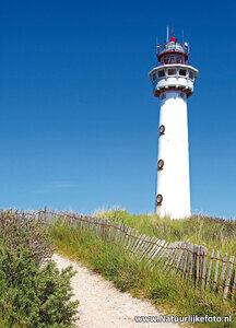 ansichtkaart vuurtoren Egmond aan Zee - postcard lighthouse Egmond aan Zee - postkarte leuchtturm Egmond aan Zee