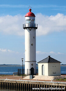 ansichtkaart vuurtoren Hellevoetsluis - postcard lighthouse Hellevoetsluis - postkarte leuchtturm Hellevoetsluis