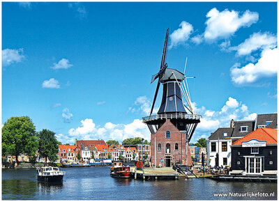 ansichtkaarten Haarlem - molen de Adriaan
