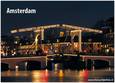 ansichtkaarten Amsterdam Magere brug