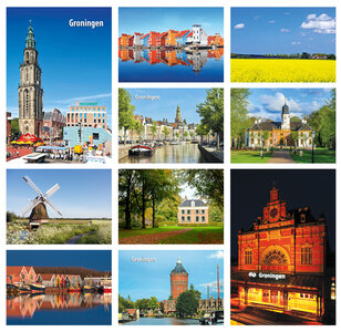 Groningen ansichtkaarten set