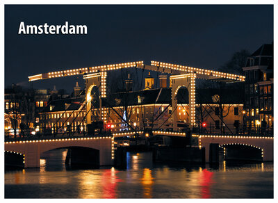 ansichtkaarten Amsterdam Magere brug