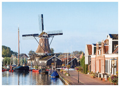 ansichtkaart Woudsend​​​