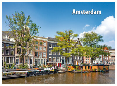ansichtkaarten Amsterdamse gracht - werelderfgoed