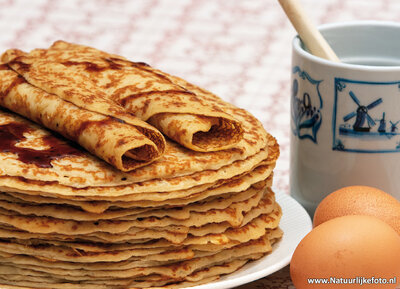 ansichtkaart pannenkoeken