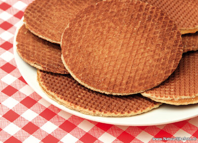 ansichtkaart stroopwafels