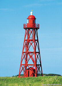 ansichtkaart vuurtoren Den Oever