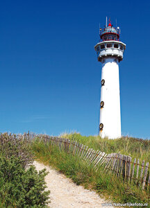 ansichtkaart vuurtoren Egmond aan Zee