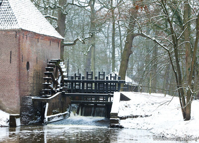 ansichtkaart watermolen Hackfort in Vorden