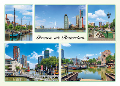 Postkarte Grüße aus Rotterdam (R002)