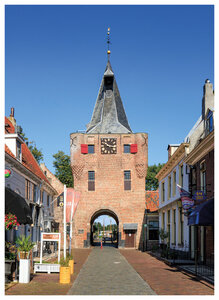 ansichtkaart Elburg  - Vischpoort